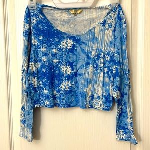 Floral Crop Top. Size M